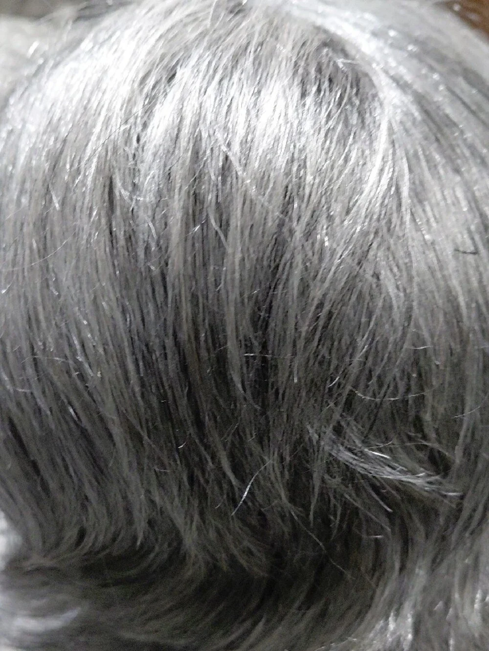Short Silver Gray Pixie Synthetic Wig for Women - Sleek Modern Cut